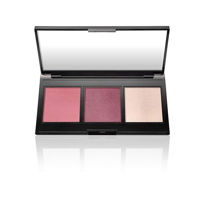 LAURA GELLER NEW YORK Multitasking Eye Lip Cheek Palette Cream to Powder Trio, Mauves