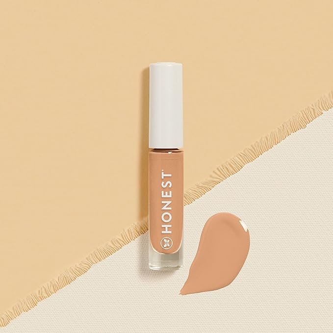 Honest Beauty Fresh Flex Concealer with Niacinamide + Vitamin E + Hyaluronic Acid | Vegan + Cruelty free | Fawn, 0.17 fl oz