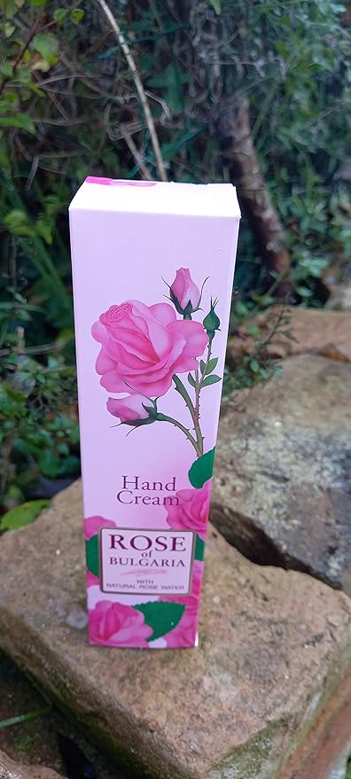 Gift set"Rose of Bulgaria" for WOMEN - HAIR SHAMPOO for Women, COSMETIC SOAP for Women, HAND CREAM with Rose Essential Oil and Rose Water