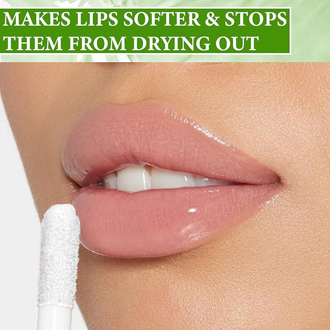 Lip Plumper Set,Lip Plumper Oil Gloss Moisturizing Lip Plumper Lip Care Serum,Hydrating Plump Gloss Reduce Fine Lines,Lip Plumper for Day & Night Use Set A（2Pcs）