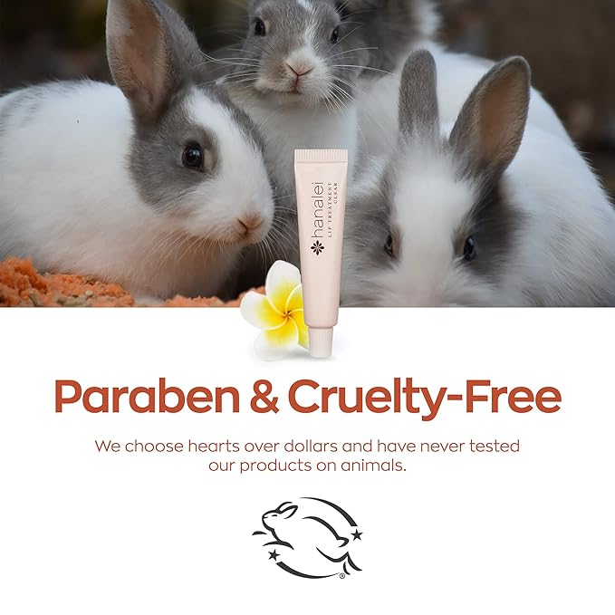 Hanalei Hydrating Lip Treatment Balm – Cruelty-Free, Paraben-Free Moisturizer for Severely Dry, Chapped Lips – Kukui Oil, Shea Butter & Grapeseed Oil – Clear Tint, Travel-Size 3-Pack (5ml X 3)