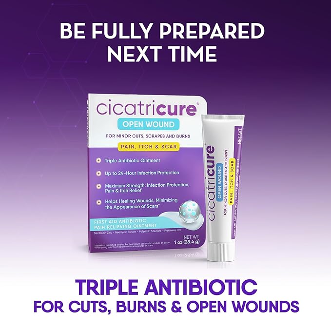 Cicatricure Advanced Scar Gel for Face & Body - Proven Results in 2 Weeks, Scar Treatment for Surgical Scars, Stretch Marks, Scars of Burns and Injuries, Acne Scar Treatment, 1 oz (28 g) - Pack of 2
