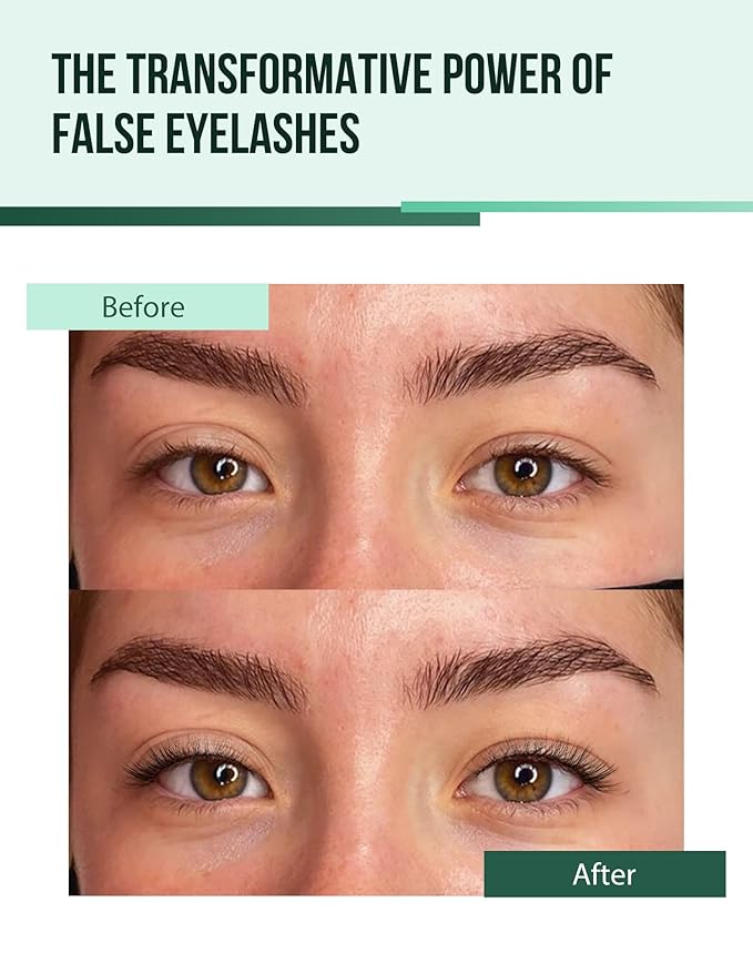 Cat Eye Lashes Wispy False Eyelashes Natural False Lashes Fox Eye Lashes Pack Demi Wispies Eyelashes Thick Mink Lashes Wispy Fake Lashes 7 Pairs