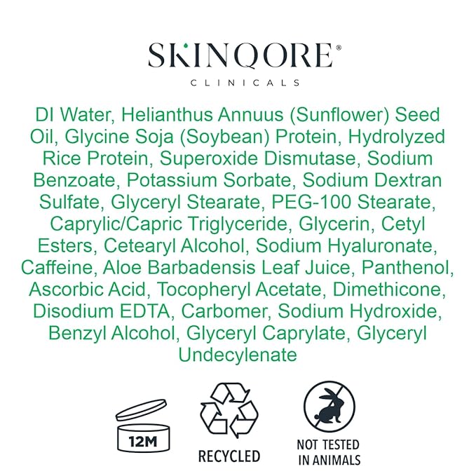 EyeGLO Caffeine Eye Cream for Dark Circles, Eye Bags, and Puffiness | Under Eye Treatment for Women with Peptides, Antioxidants, Hyaluronic Acid | Natural Brightening Eye Cream - 1 Oz