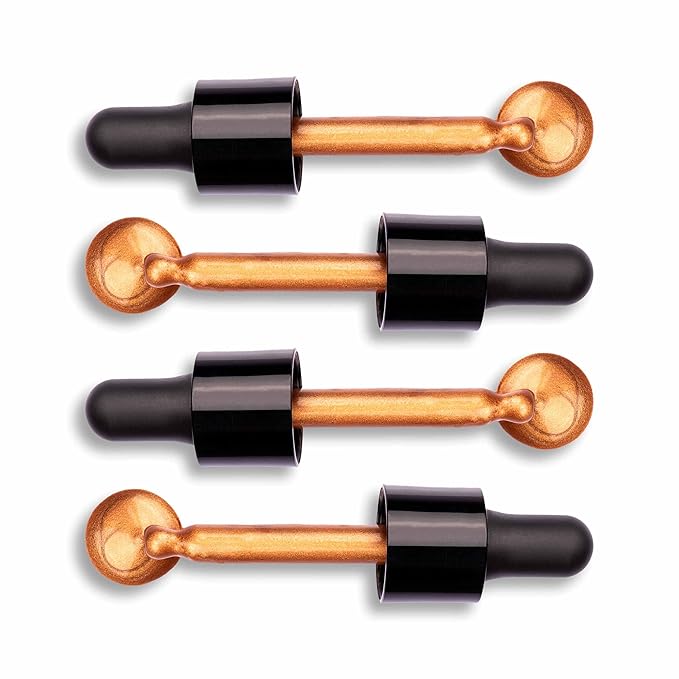 Bronzing Face Serum - Hydrating Serum with Hyaluronic Acid - Anti-Pollution Bronzer Drops for Radiant Skin Glow - All Skin Types - 99% Natural Ingredients Face Tanner - Vegan - 1 Fl Oz