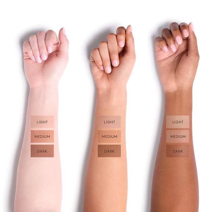 HALEYS Re-sculpt Smoothing Contour Powder (Light) Lightweight, Non-Caking, Nourishing & Skin-Softening, Infused with Shea Butter & Chamomile Flower Water to Soothe Skin