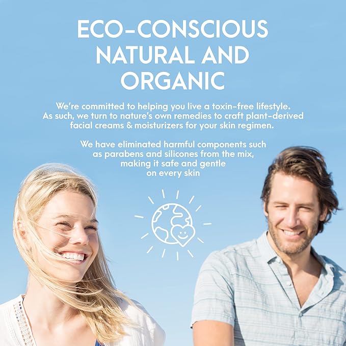 Natural Tone Organic Skincare Rosehip Aloe Lotion, Everyday Skin Conditioner and Hydrator Lotion 8oz