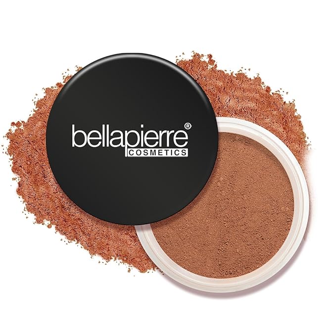 bellapierre Mineral Foundation SPF 15 - Loose Powder Foundation | Vegan & Cruelty Free Natural Makeup | Full Coverage Matte Finish | Hypoallergenic | Oil & Talc Free - 0.32 Oz - Chocolate Truffle