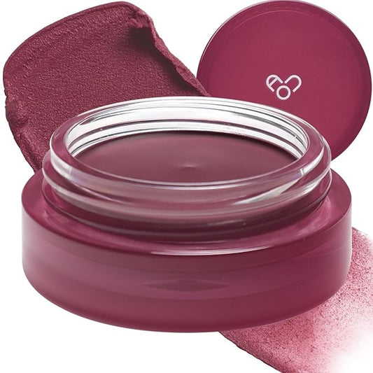 AOU FLOOFY MATTE BALM Tinted Balm Blusher for Lips and Cheeks 0.15Oz (04 Cold Balm)