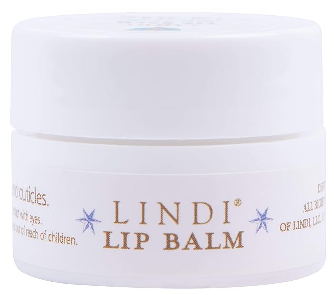 LINDI SKIN Lip Balm - Gentle, Non-Irritating, Vitamin E Formula That Hydrates and Soothes Dry, Chapped Lips - Soother for Nails & Cuticles - Allergy Tested Lip Balm for Cancer Patients (0.25 fl oz)