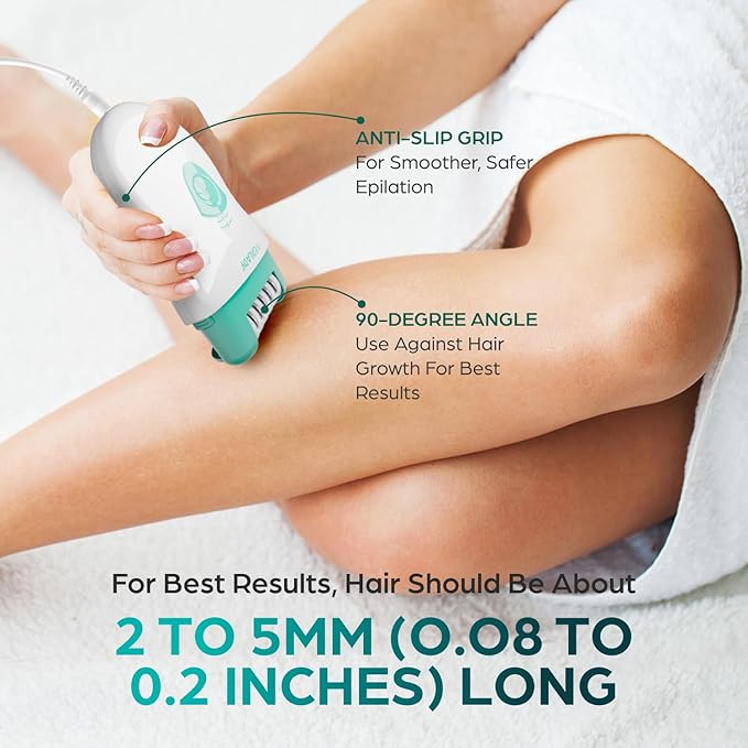 Epilady Speed Corded Epilator for Women | Compact Hair Removal Device for Arms, Legs, Underarms & Bikini Area, Epilators Hair Removal for Women