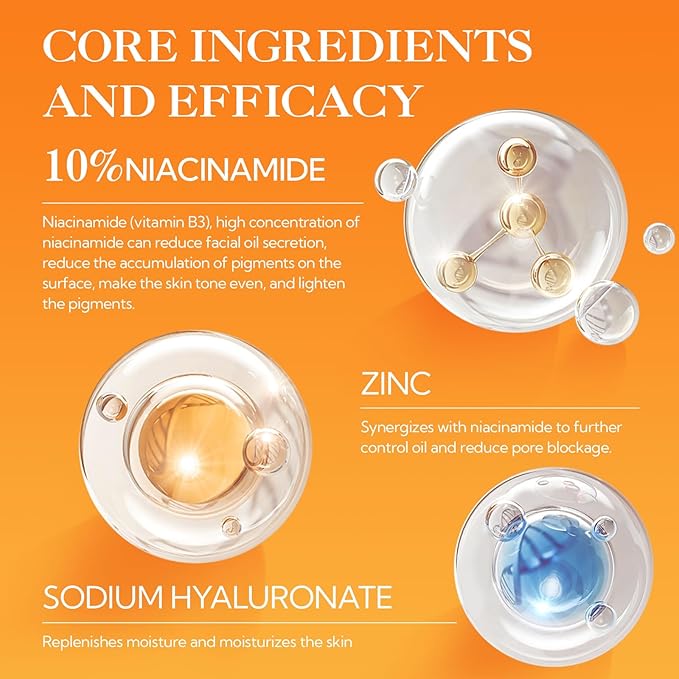 LANBENA Revolutionary Vitamin C Tablets Serum for Face, Illuminating Fcae Serum With Niacinamide, Brightening Anti-Aging Essence for Sensitive Skin, Non-Greasy, Reduces Dark Spots & Wrinkles (1.05 Oz)