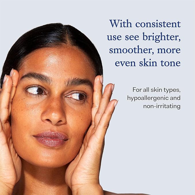 Vitamin C Serum with Ferulic Acid and Vitamin E for Glowing Radiant Skin by Dear Brightly, Liquid Cloak Facial Serum for Sensitive Skin, Refillable Glass Bottle, 0.7 fl oz