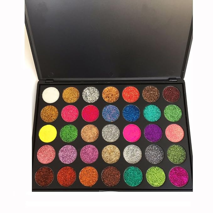Glitter Eyeshadow New 35 Color Sequin Natural Professional Makeup Palette Mixing