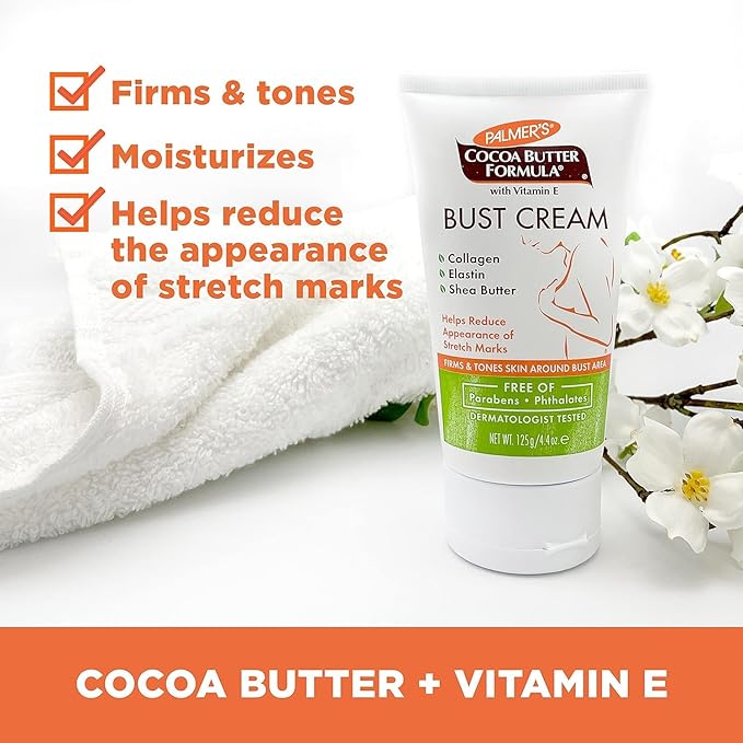 Palmer's Cocoa Butter Formula Bust Cream 4.40 oz (Pack of 6)
