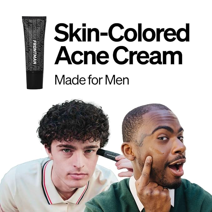 FRONTMAN Fade, Men's Acne Concealer With Salicylic Acid | Blemishes & Dark Circles | Natural Coverage, Non-Greasy Formula, Fragrance-Free | Great for All Skin Types | Men’s Concealer L2 Light Shade