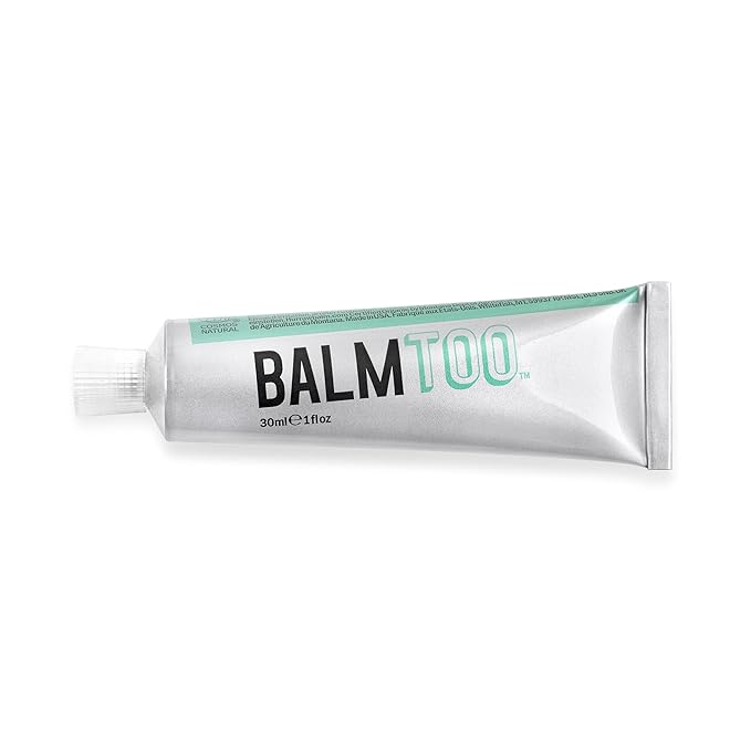Hurraw! Balmtoo Squeezable Balm, Jasmine Vanilla: Thick, ultra-moisturizing. Anywhere application. Body, face, lips, neck, fingers, toes. 1 tube = 7 sticks of lip balm. Natural, Organic. Made in USA