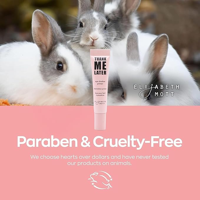 Elizabeth Mott Thank Me Later Eye Primer - Long-Lasting, Eyeshadow Primer Base for Oily Lids & Crease-Free Wear - Smudge-Proof, Lightweight, Cruelty-Free - 10g