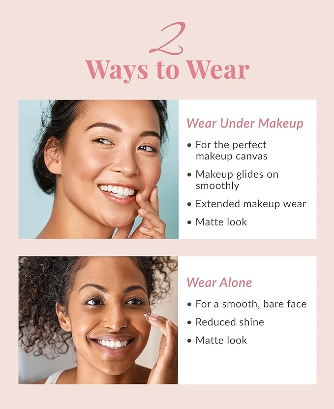 DHC Velvet Skin Coat, Mattifying Makeup Primer, Powder-Gel Formula, Minimizes look of pores, fine lines, and Imperfections, All skin types, Fragrance and Colorant Free, 0.52 oz. Net wt