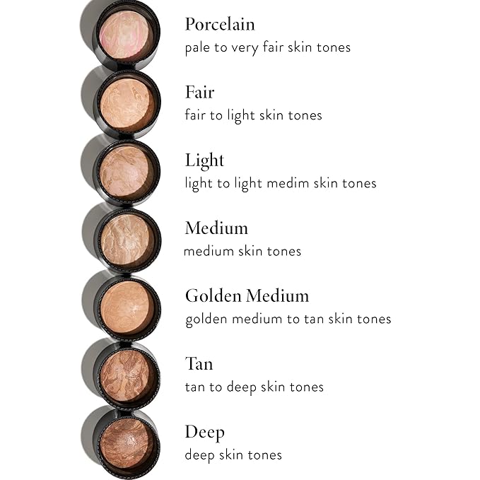 LAURA GELLER NEW YORK Award-Winning Baked Balance-n-Brighten To Go Travel Size Color Correcting Powder Foundation - Light - Buildable Light to Medium Coverage - Demi-Matte Natural