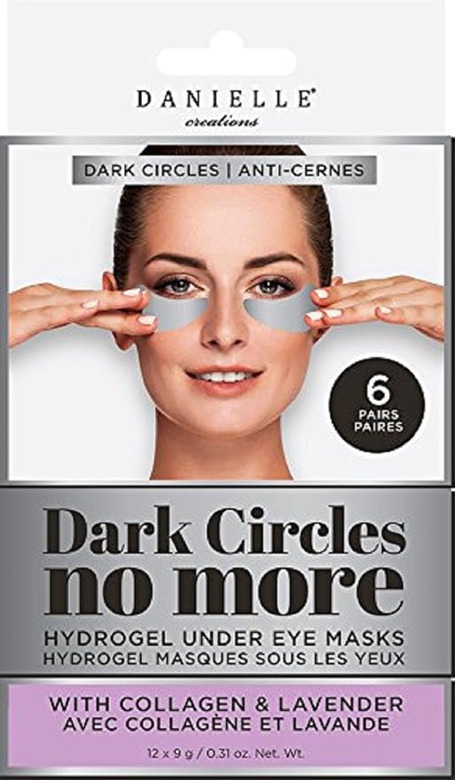 Dark Circles No More Hydrogel Undereye Masks with Collagen & Lavender, 6 Pairs