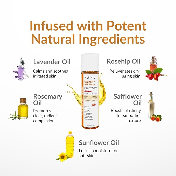 Kojic Acid Turmeric Skincare Bio Pure Oil