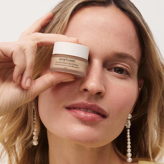 goop Beauty Microderm Exfoliator | Microdermabrasion Scrub to Smooth Textured Skin | Physical & Chemical Exfoliant | Micro-Exfoliating Minerals & Glycolic Acid | 0.5 fl oz