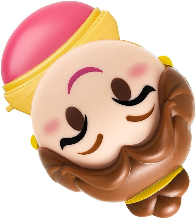 Lip Smacker Disney Beauty And The Beast Belle Emoji Flavored Lip Balm, Belle, Last Rose Petal, Clear, For Kids