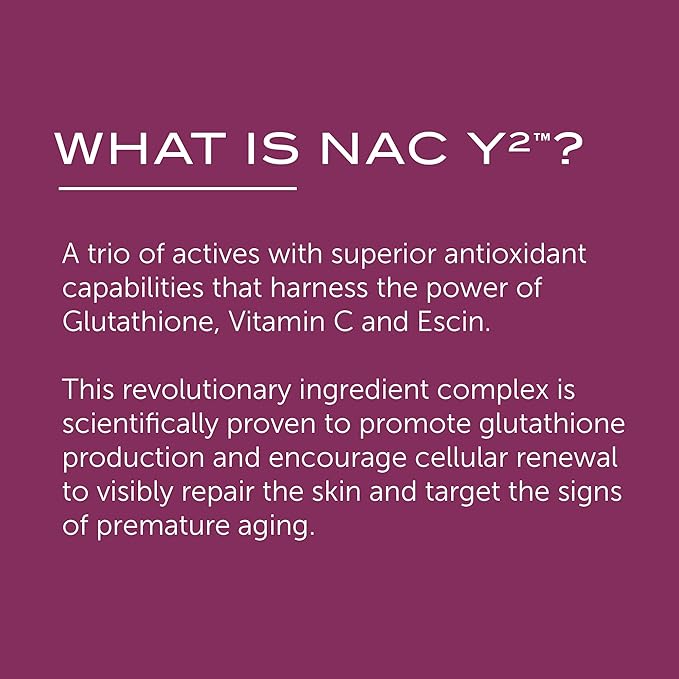 Eye Lift Gel NAC Y2 | Visibly Reduce Fine Lines & Dark Circles| Puffy Eye Serum | Combats Early Signs of Aging (0.5 fl oz)