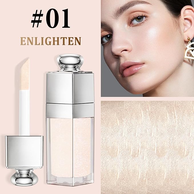 Contour Stick, Highlighter Stick, Blush Stick 3Pcs Cream Contour Kit with Contour Brush, Create Face Contour, Non-greasy, Waterproof Long-lasting Effect, Highlighter Makeup Stick (01-05-07, Light)