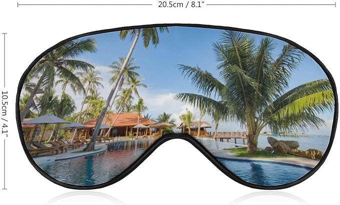 Custom Personalized Sleep Eye Mask Add Any Photo Text Logo Design Your Own Soft Blindfold Eyemask Blackout Eye Cover for Men Women Home Travel Offices, DeepPink, 8.1"x4.1"