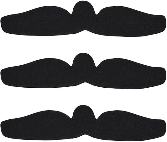 KimYoung Bra Liners for Sweat, Black, Breast Sweat Wicking Pads, Viscose Made from Bamboo & Organic Cotton Blend, 3PCS