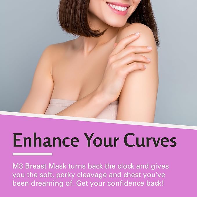 Moisturizing Breast Enhancement Cream for Women - Breast Firming and Lifting Cream with Collagen and Ceramides - Clarifying Neck and Breast Enhancer Cream for Wrinkles and Dry Skin