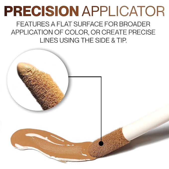 HIDE Liquid Concealer, Medium to Full Coverage Concealer for Blemishes, Under Eye Dark Circles & Scars, Oil Free Concealer, Linen (See Shade Finder), 0.5 fl oz