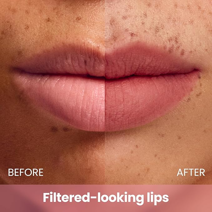 COLORGRAM NUDE BLUR TINT 14 MELLOW STRAWBERRY | Soft Velvet Matte Liquid Lipstick & Cheek Tint | Lightweight Blurring Tint for a Smooth & Airbrushed Finish | Long-Lasting & Non-Sticky Formula