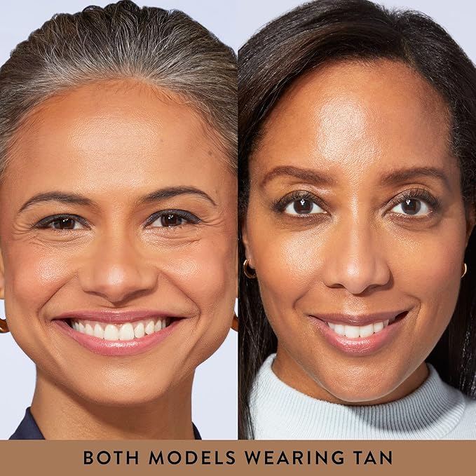 LAURA GELLER NEW YORK Award-Winning Baked Balance-n-Brighten Color Correcting Powder Foundation - Tan - Buildable Light to Medium Coverage - Demi-Matte Natural Finish