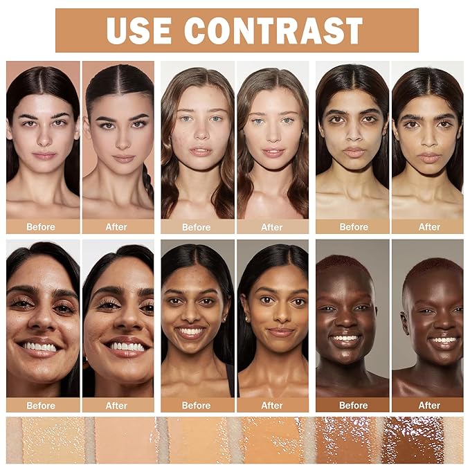 Concealer Full Coverage Foundation for Mature Skin,Oil Control Matte 2 in 1 Concealer liquid Foundation Makeup Waterproof Base De Maquillaje Alta Cobertura-01 Sand