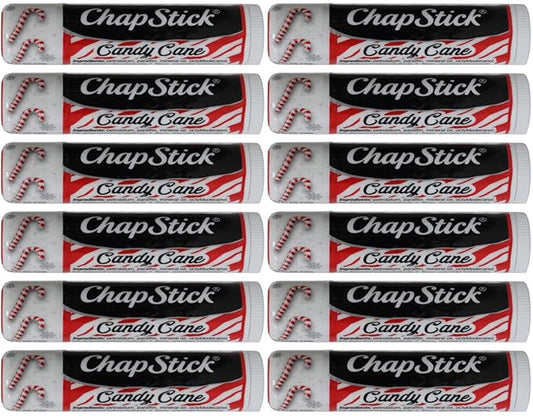 ChapStick Limited Edition Candy Cane, 12CT REFILL .15OZ