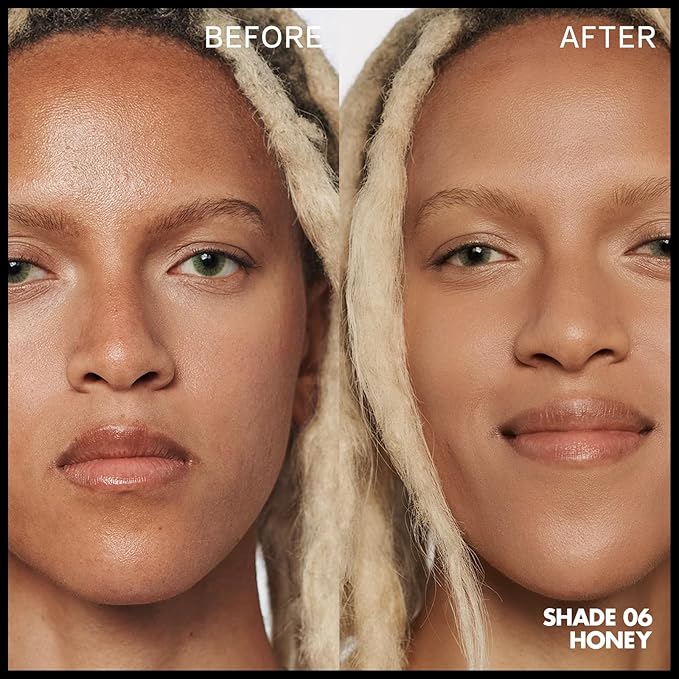 FOCALLURE 2 Pcs Liquid Foundation, Skin Evolution Foundation + Concealer, Full Coverage Foundation Makeup, Durable, Waterproof, Oil-Control, Hides Wrinkles & Lines, Honey