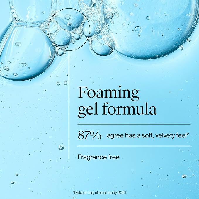 Neutrogena Hydro Boost Face Wash, Fragrance Free, Hydrating Facial Cleanser with Hyaluronic Acid, Daily Foaming Face Wash & Makeup Remover, Hypoallergenic Gel Cleanser, 7.8 fl. oz