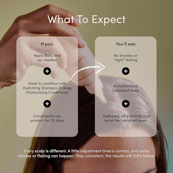 Jupiter Renewing Scalp Moisturizer, Hydrating Leave-On Treatment, for Dry, Itchy Scalp, Aloe Vera, & B Vitamins, Color-Safe, Vegan, Fragrance-Free, Paraben, Phthalate, & Sulfate-Free, 3.4 fl oz