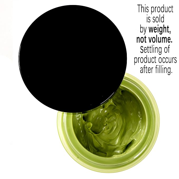 Green Tea Matcha Facial Detox Mud Mask with Aloe Vera, Deep Cleaning, Hydrating, Detoxing, Healing, and Relaxing Volcanic Clay Facial Mask