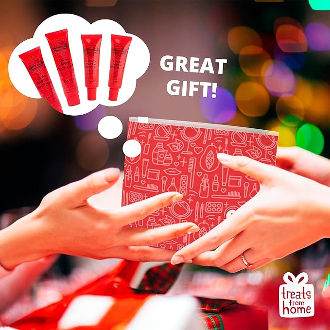 Lucas Pawpaw Lip Ointment, Lucas Pawpaw Cream, Lucas Pawpaw Ointment for Lips & Dry Skin (2x15 Gram plus 2x25 Gram)