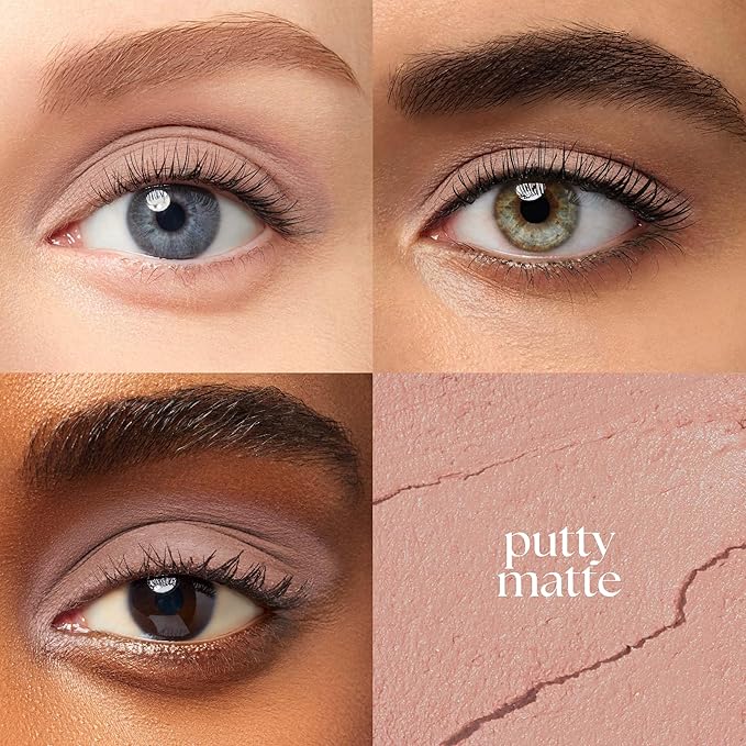 Julep Eyeshadow 101 Cream-to-Powder Waterproof Shadow Stick – Putty Matte – Long-Lasting, Crease-Proof, Neutral & Soft Matte Eyeshadow with Built-in Smudger