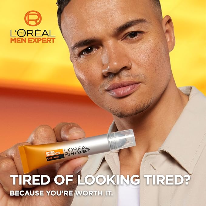 L'Oreal Paris Men Expert Gel Ultra Moisturising Anti-Fatigue Hydra Energetic – 10 ml Eye Roll-On