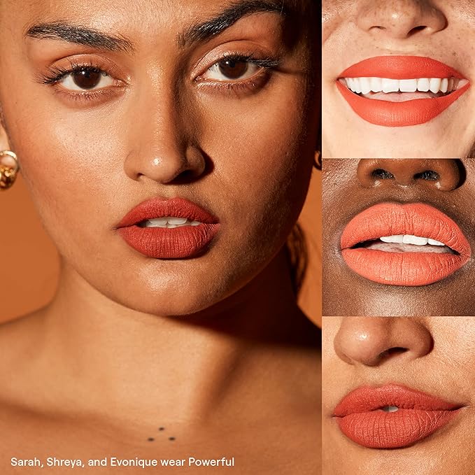 Live Tinted Huelip Liquid Lip Crème - Weightless, Long-Lasting Liquid Lip with Hyaluronic Acid and Jojoba Oil For a Soft, Comfortable, Moisturized Finish - 0.09 fl oz - Orangey Red