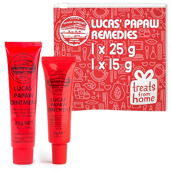 Lucas Pawpaw Lip Ointment, Lucas Pawpaw Cream, Lucas Pawpaw Ointment for Lips & Dry Skin (15 Gram & 25 Gram)