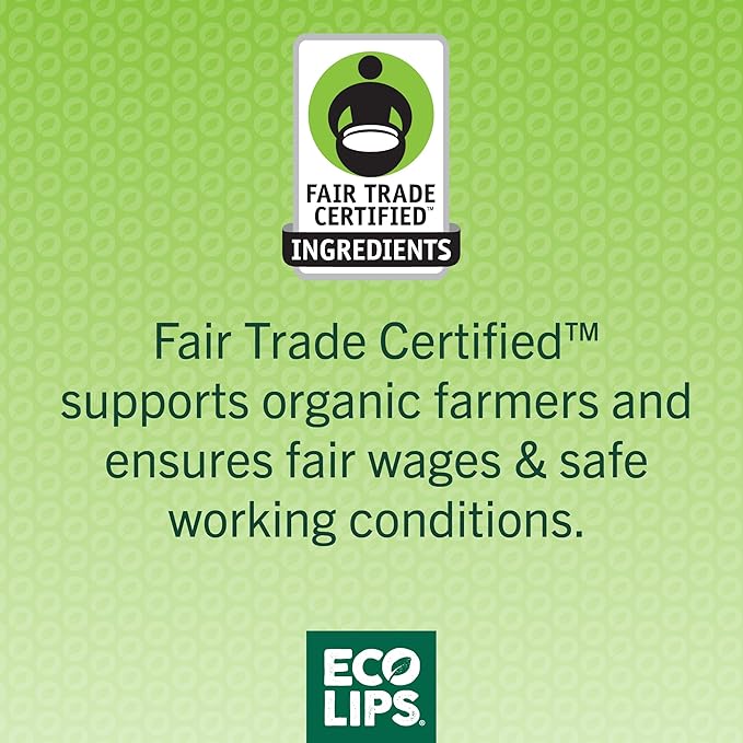 Eco Lips Mongo Kiss Organic Lip Balm 4 Pack Blood Orange, Yumberry, Strawberry Lavender, Black Cherry - 100 Percent USDA Organic - Soothe, Moisturize Dry