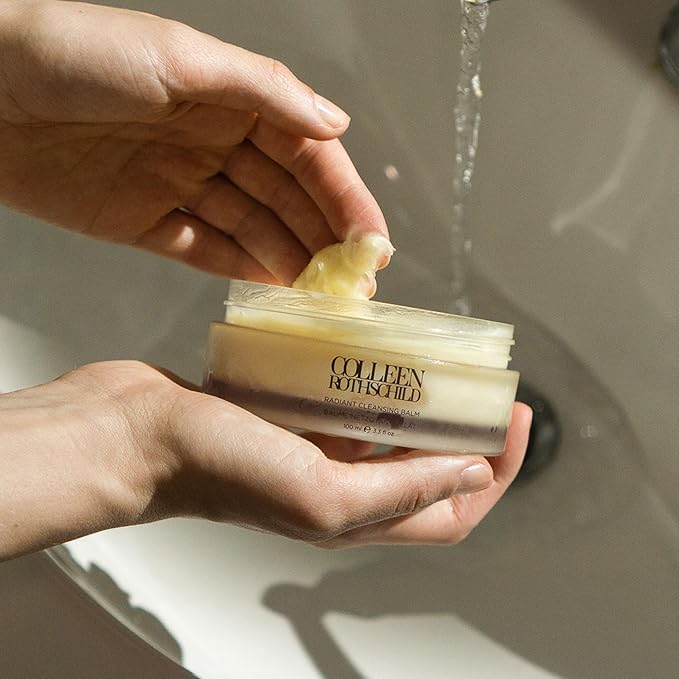 COLLEEN ROTHSCHILD Jumbo Radiant Cleansing Balm | Deeply Cleanses, Soothes & Removes Makeup & Impurities | Restores Luminosity | Calms & Decongests | Combats Dehydration (6.8 fl oz)