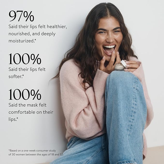 goop Beauty Nourishing Lip Repair Mask | Lip Hydration Treatment | Smooths, Plumps, & Softens | Ceramides & Vegan Lanolin | 0.3 oz